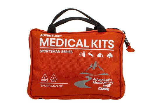 Adventure Medical Kits Sportsman 300 first aid kit is contained in a convenient nylon carrying case.